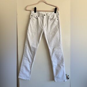 Levi's Men's 511 Slim Fit White Straight Jeans